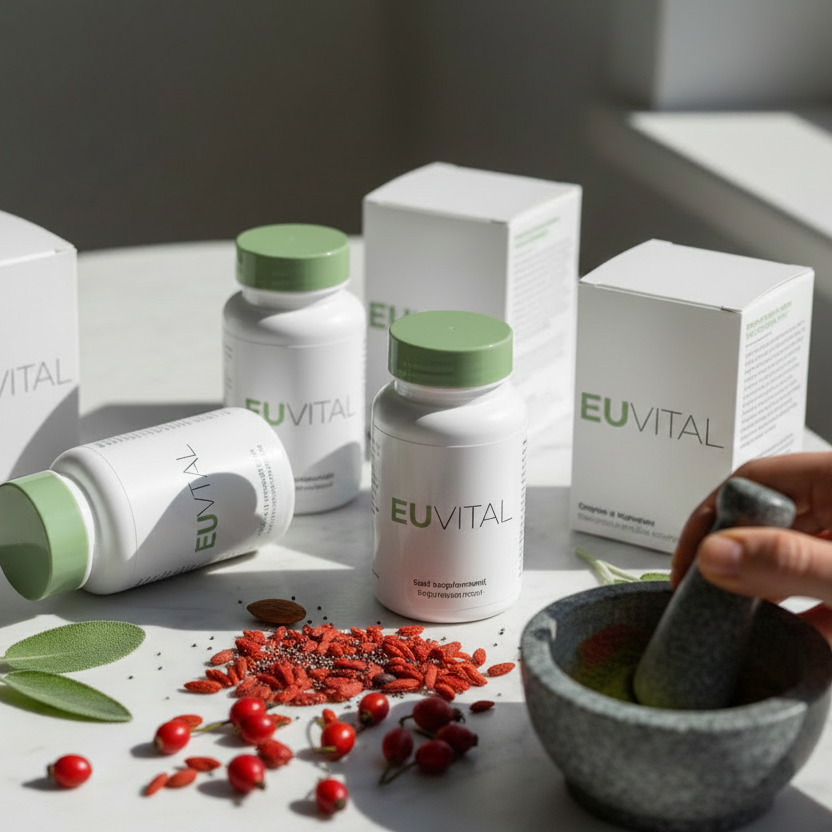 EUVITAL - Goji, Rosa Canina e Mortaio