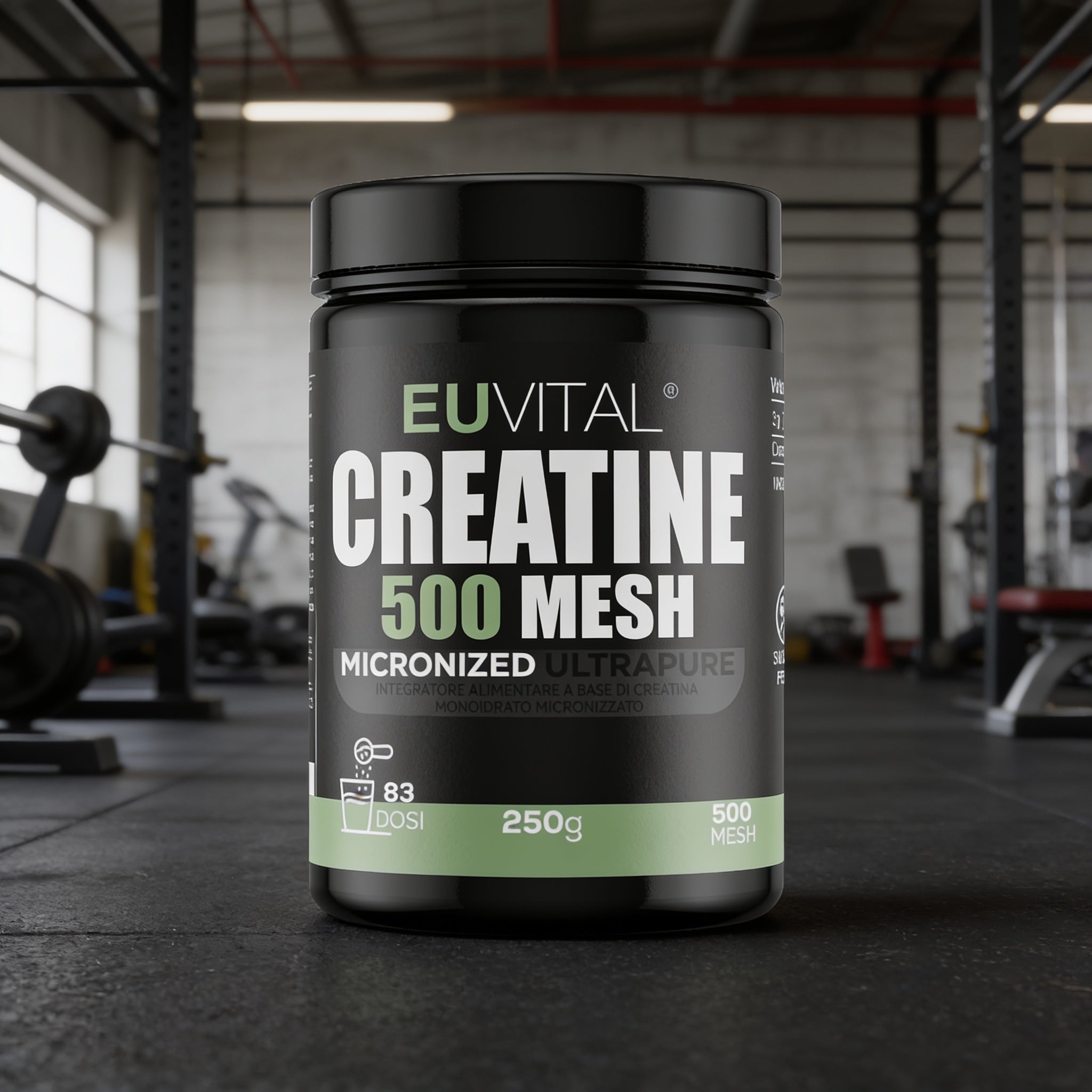 EUVITAL Creatine 500 Mesh — Creatina Monoidrato Micronizzata Ultrapura | Nuovamente Disponibile da Settembre!
