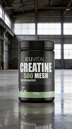 EUVITAL Creatine 500 Mesh — Creatina Monoidrato Micronizzata Ultrapura | Nuovamente Disponibile da Settembre!